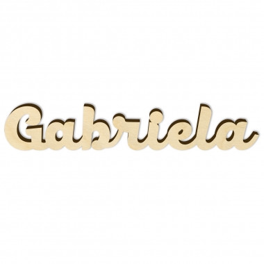 Decor nume Gabriela debitat laser